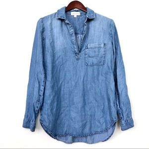 🌴  Anthropologie Chambray Etta Popover Sm